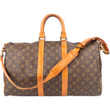 Louis Vuitton Canvas Monogram Keepall 45 Bandouliere