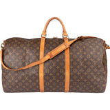 Louis Vuitton Canvas Monogram Keepall 60 Bandouliere