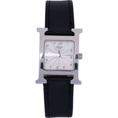 Hermès Silver Tone Heure H HH1.210 Women Watch