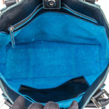 Loewe Bicolor Leather Fusta Handbag