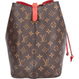 Louis Vuitton Canvas Monogram Neo Noe Poppy Red Crossbody Bag