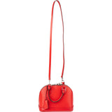 Louis Vuitton Rouge Epi Leather Alma BB Handbag