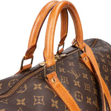 Louis Vuitton Canvas Monogram Keepall 55 Bandouliere
