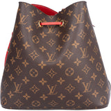 Louis Vuitton Canvas Monogram Neo Noe Poppy Red Crossbody Bag