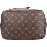 Louis Vuitton Canvas Monogram Neo Noe Poppy Red Crossbody Bag