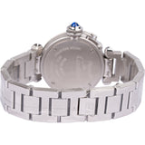 Cartier Silver Tone Miss Pasha Diamond Bezel 2973 Woman Watch