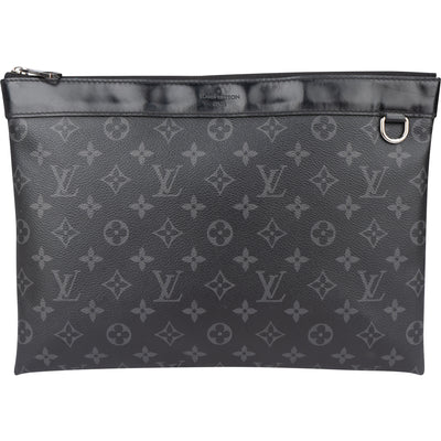 Louis Vuitton Canvas Graphit Monogram Discovery Pochette Clutch