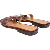 Hermès Crocodile Leather Oran Sandals (36,5)