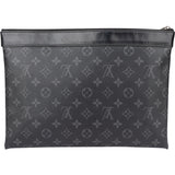 Louis Vuitton Canvas Graphit Monogram Discovery Pochette Clutch