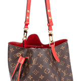 Louis Vuitton Canvas Monogram Neo Noe Poppy Red Crossbody Bag