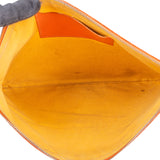 Goyard Orange Goyardine Monogram Clutch