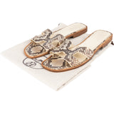 Hermès Python Leather Oran Sandals (36,5)