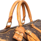 Louis Vuitton Canvas Monogram Keepall 55 Bandouliere