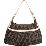 Fendi FF Monogram Chef Hobo Shoulder Bag