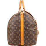 Louis Vuitton Canvas Monogram Keepall 55 Bandouliere