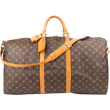 Louis Vuitton Canvas Monogram Keepall 60 Bandouliere