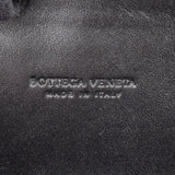 Bottega Veneta Black Intrecciato Leather Clutch