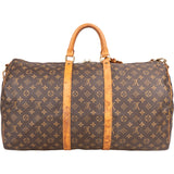 Louis Vuitton Canvas Monogram Keepall 55 Bandouliere