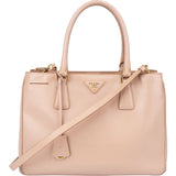 Prada Pink Saffiano Leather Galleria Handbag