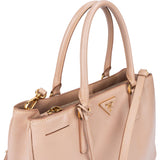 Prada Pink Saffiano Leather Galleria Handbag