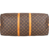 Louis Vuitton Canvas Monogram Keepall 55 Bandouliere
