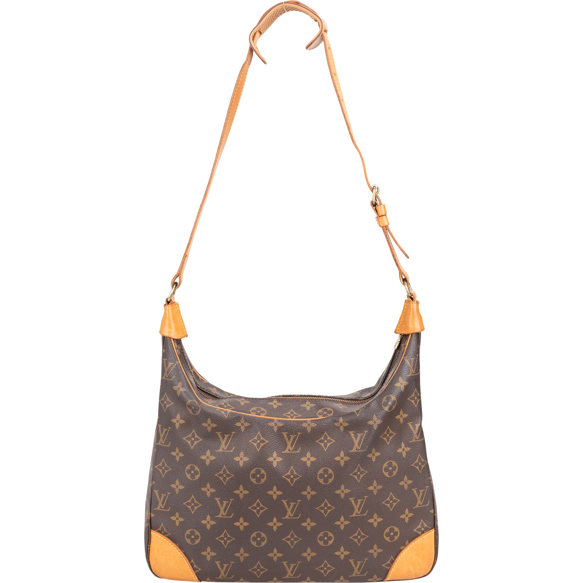 Louis Vuitton Canvas Monogram Boulogne Crossbody Bag - vintageandkickz