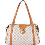 Louis Vuitton Damier Ebene Monogram Stresa PM Shoulder Bag