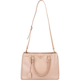 Prada Pink Saffiano Leather Galleria Handbag