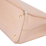 Prada Pink Saffiano Leather Galleria Handbag