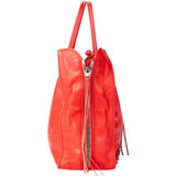 Balenciaga Rouge Leather City Handbag