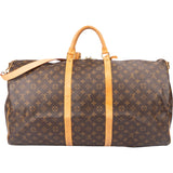 Louis Vuitton Canvas Monogram Keepall 55 Bandouliere