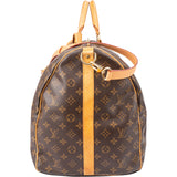 Louis Vuitton Canvas Monogram Keepall 55 Bandouliere