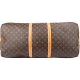 Louis Vuitton Canvas Monogram Keepall 55 Bandouliere