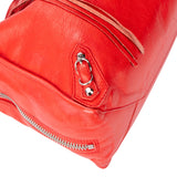 Balenciaga Rouge Leather City Handbag