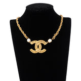 Chanel Golden Pearls Coco Collier