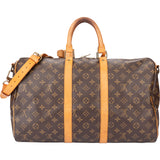 Louis Vuitton Canvas Monogram Keepall 45 Bandouliere