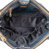 Miu Miu Blue Leather City Handbag