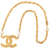 Chanel Golden Pearls Coco Collier