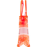 Christian Dior Orange Multicolor Oblique Micro Book Tote Handbag