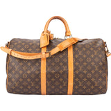 Louis Vuitton Canvas Monogram Keepall 50 Bandouliere