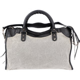 Balenciaga Classic Twill Leather City Handbag