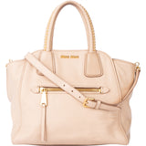 Miu Miu Leather Pocket Handbag