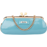 Miu Miu Blue Clutch Crossbody Bag