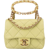 Chanel Quilted Lambskin Single Flap Crossbody Bag
