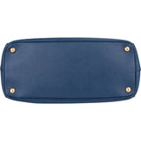 Prada Blue Saffiano Leather Galleria Handbag