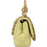 Chanel Quilted Lambskin Single Flap Crossbody Bag