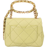 Chanel Quilted Lambskin Single Flap Crossbody Bag