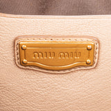 Miu Miu Leather Pocket Handbag