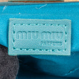Miu Miu Blue Clutch Crossbody Bag