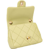 Chanel Quilted Lambskin Single Flap Crossbody Bag